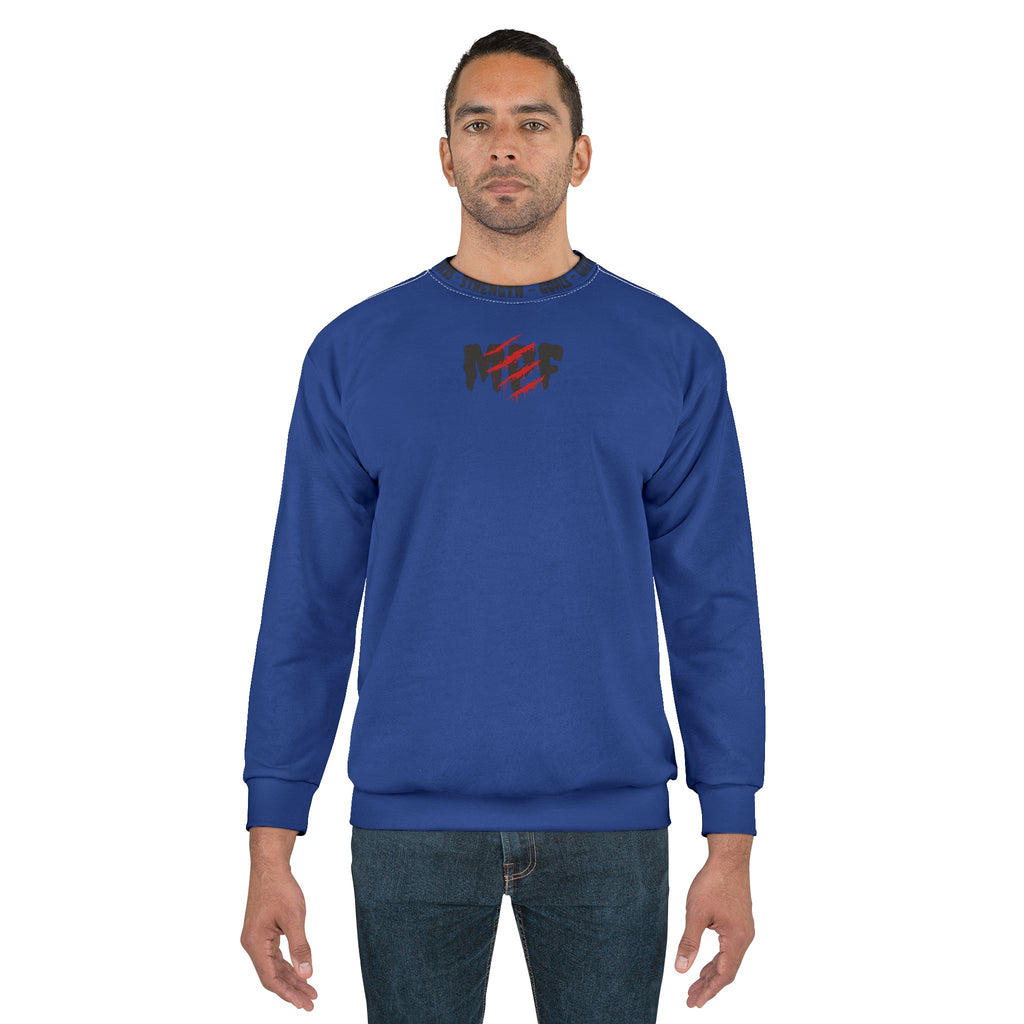 Power-Strength Unisex Sweatshirt - Bold Graphic, Cozy Layering, Gym Wear, Fitness Sweatshirt, Casual Style, Gift Idea