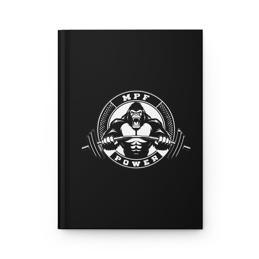 Copy of Hardcover Journal for Fitness Enthusiasts, Workout Log, Gym Notebook, Strength Training Journal, Gift for Gym Lovers, MPF Power Design