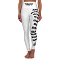 White High Waisted Yoga Leggings | Comfortable Activewear for Yoga, Workout, Fitness, Athleisure, Exercise