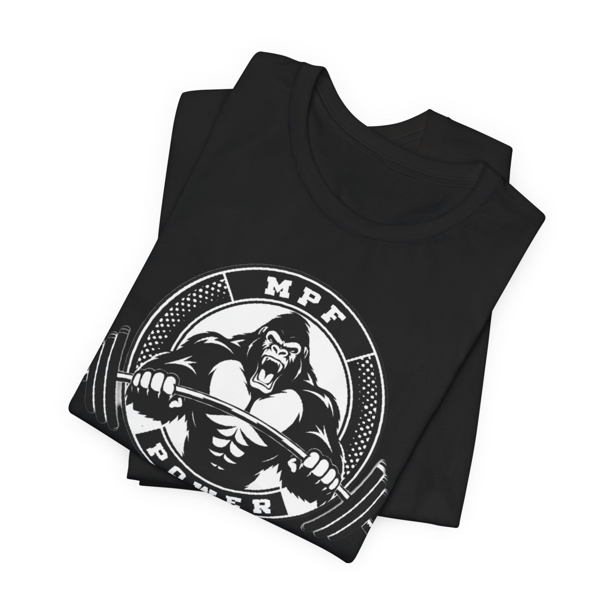 Muscle Power Gym Tee | Unisex Short Sleeve Workout Shirt