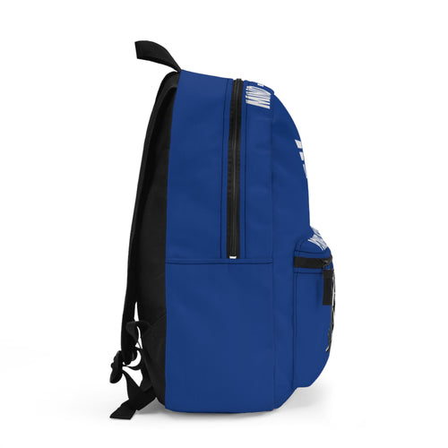 Blue Powerlifting Backpack, Gym Bag, Workout Pack, Fitness Gear, Strength Training Tote