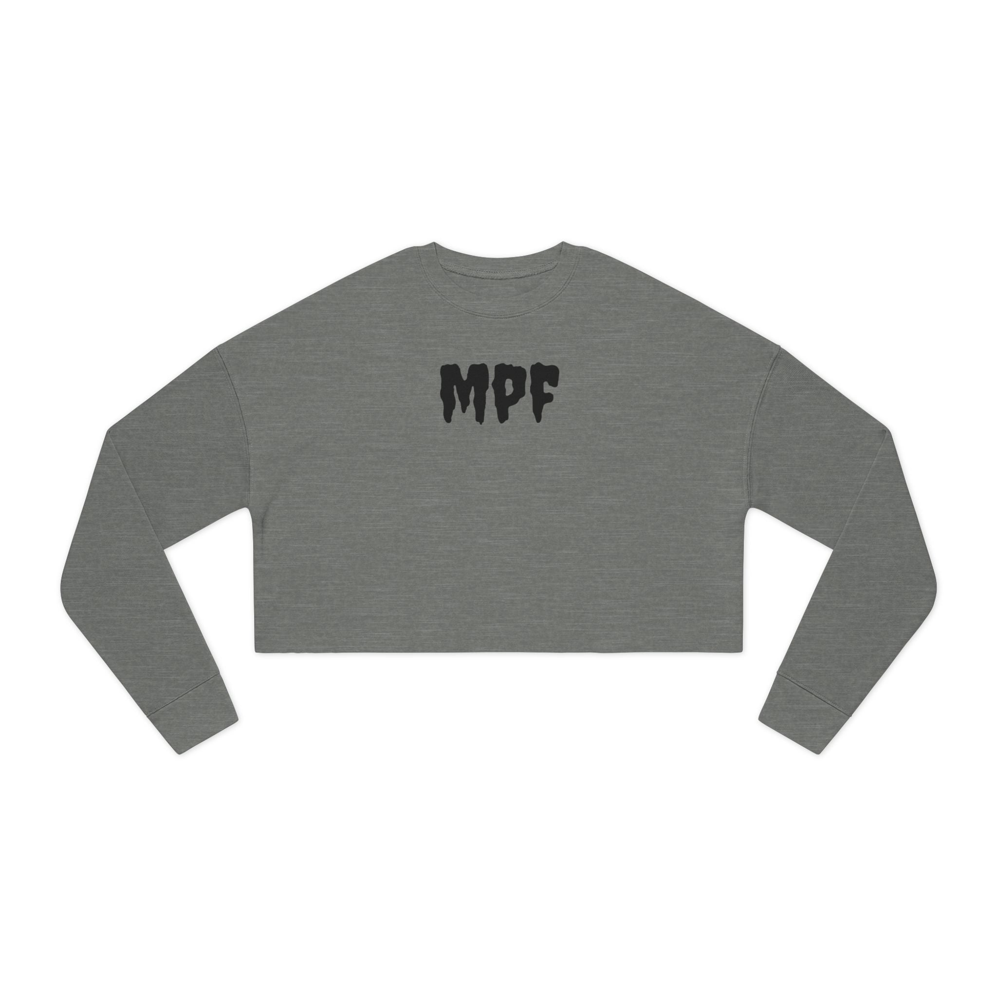 Empowered Women's Cropped Sweatshirt - Motivational Fitness Apparel