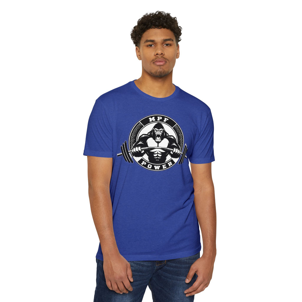MPF Power Weightlifting T-Shirt — Gorilla Barbell Gym Tee