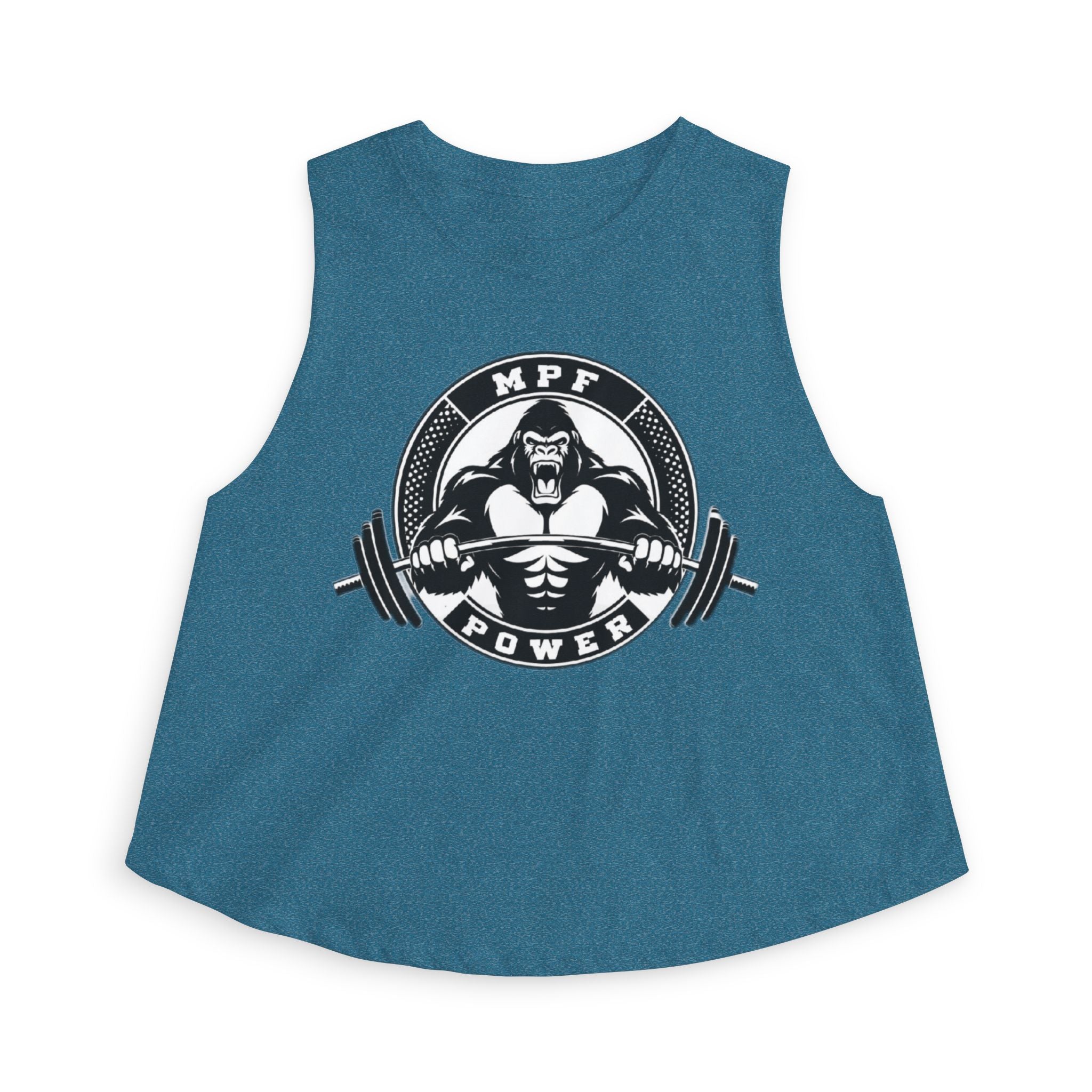 MPF Power Women's Crop Tank — Gorilla Barbell Fitness Top