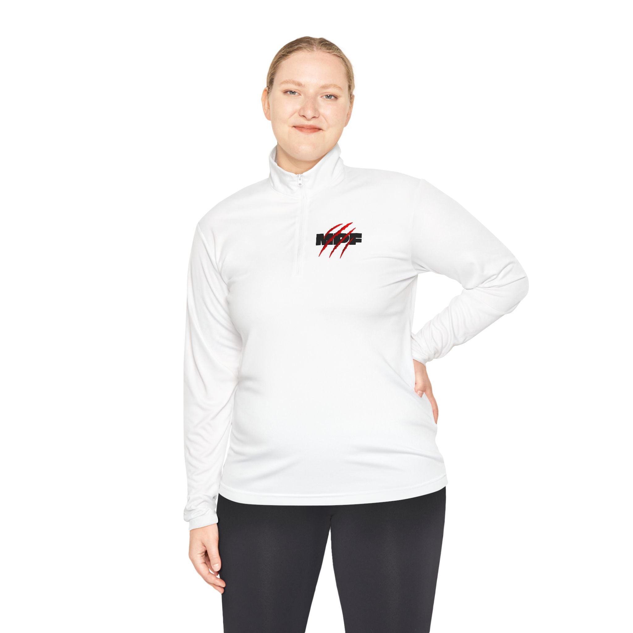 Muscle & Motivational Unisex Quarter-Zip Pullover - Fitness Apparel, Activewear, Workout Gear, Gym Style, Trendy Exercise Hoodie