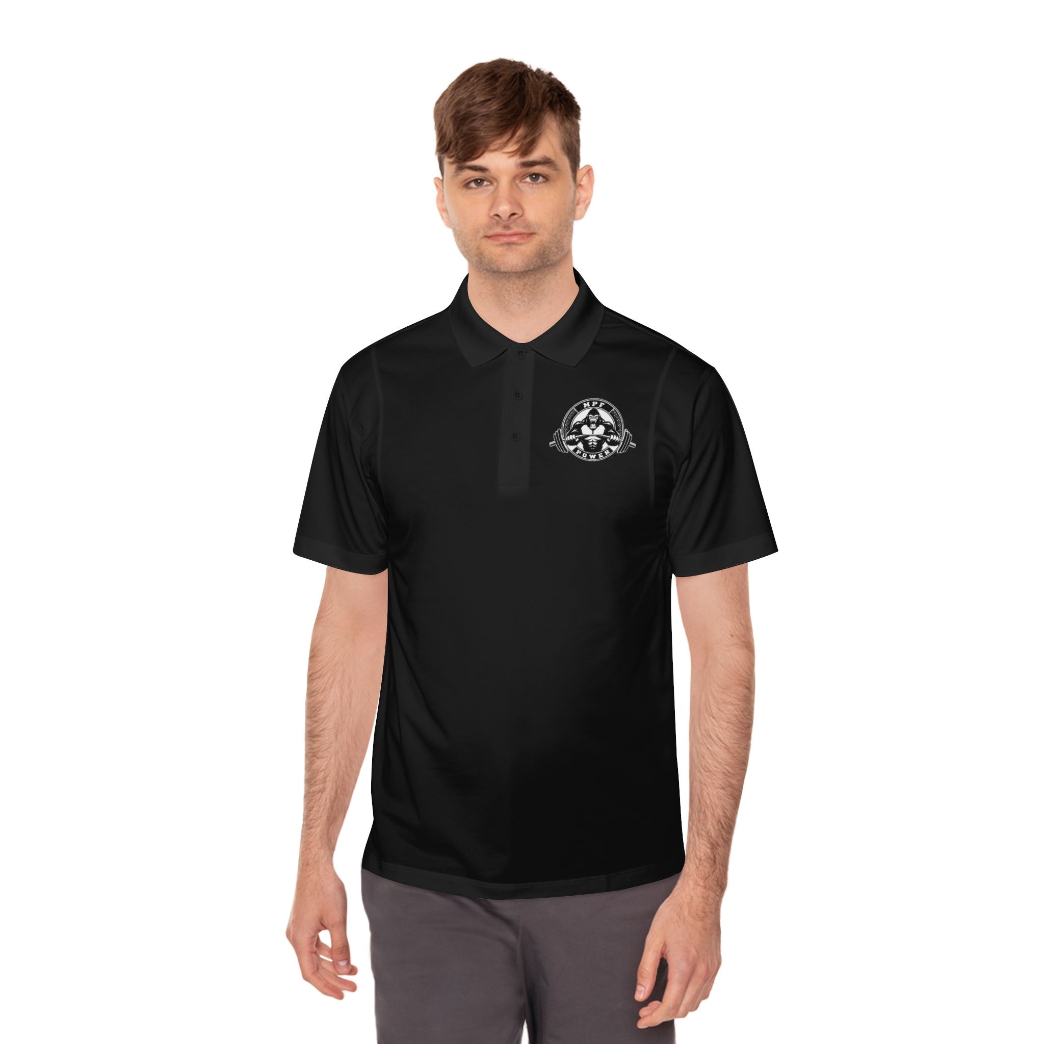 Athletic Polo Shirt for Men | Casual Activewear, Gift for Sports Lovers, Everyday Wear, Ideal for Summer Activities, Fitness Fashion