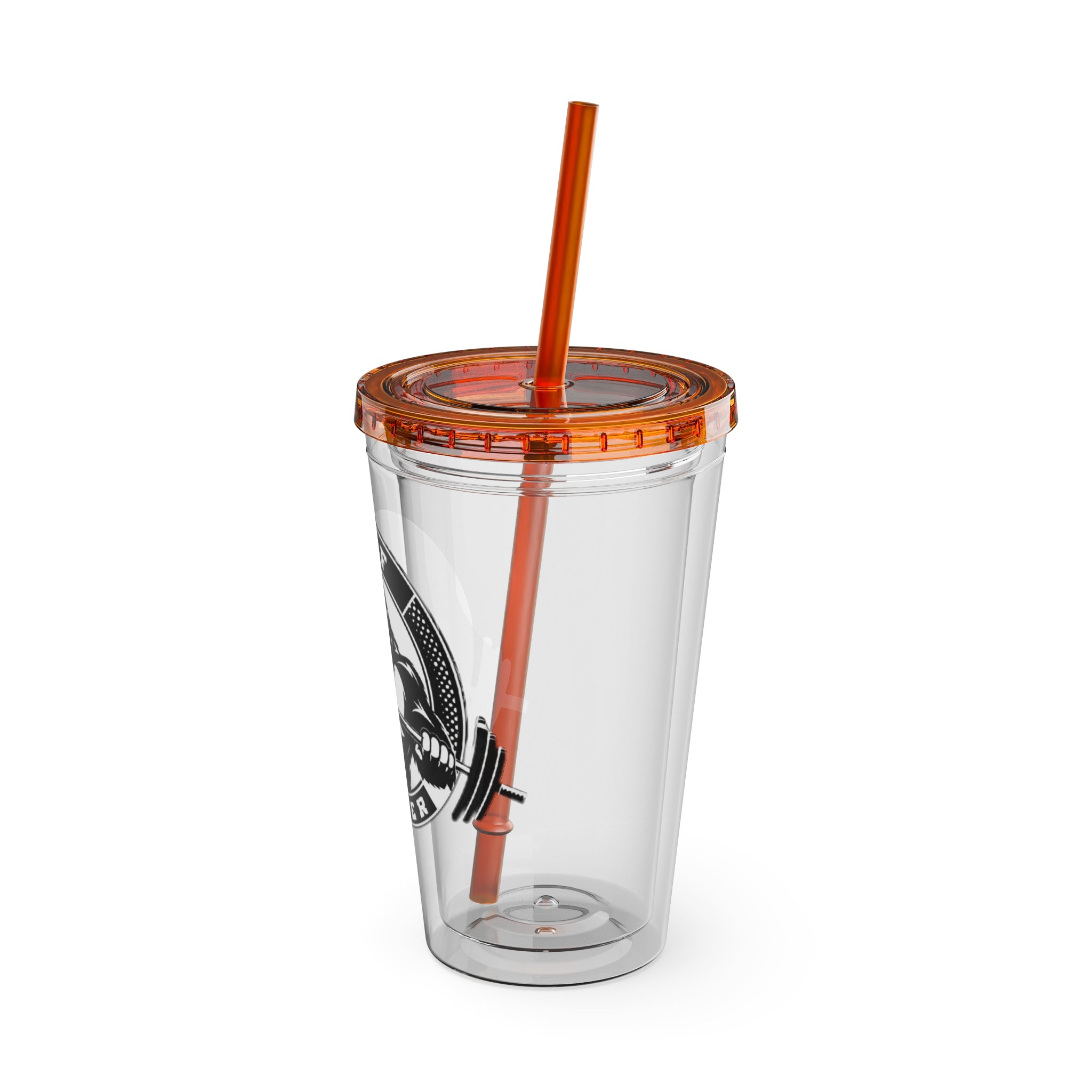 MPF Power Gym Tumbler, Motivational Sports Cup, Workout Gift for Athletes, Reusable Travel Mug, Fitness Drinkware