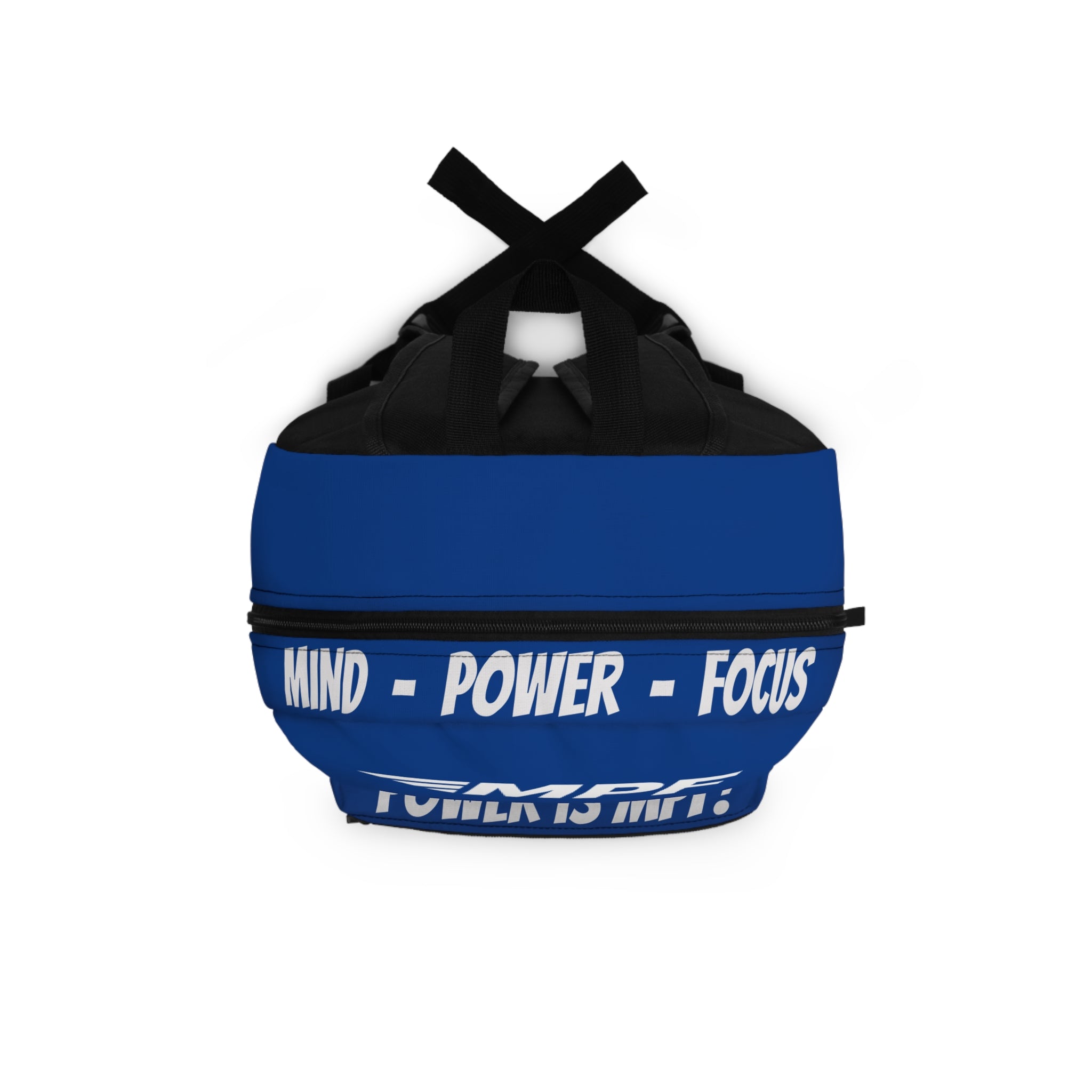 Blue Powerlifting Backpack, Gym Bag, Workout Pack, Fitness Gear, Strength Training Tote
