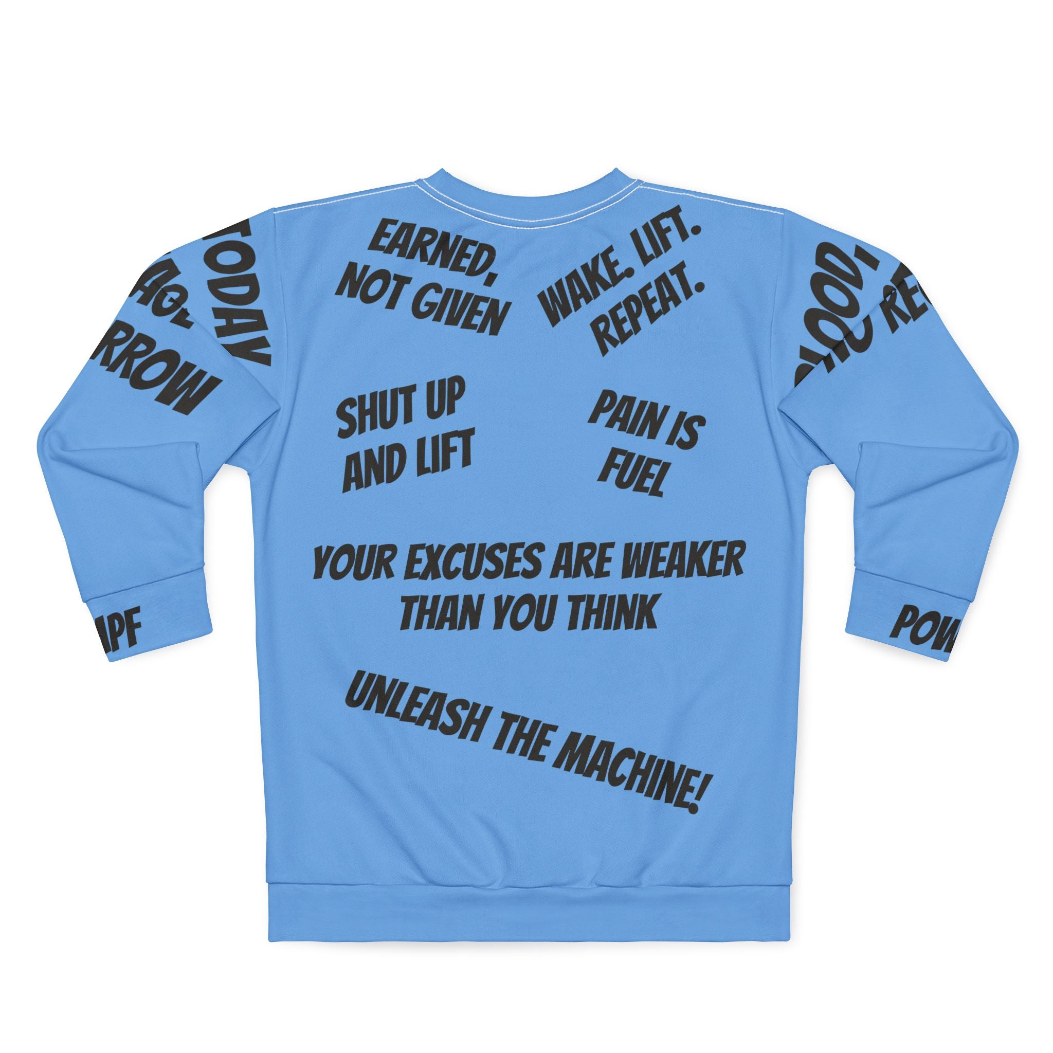 PR Light Blue Red Sweatshirt