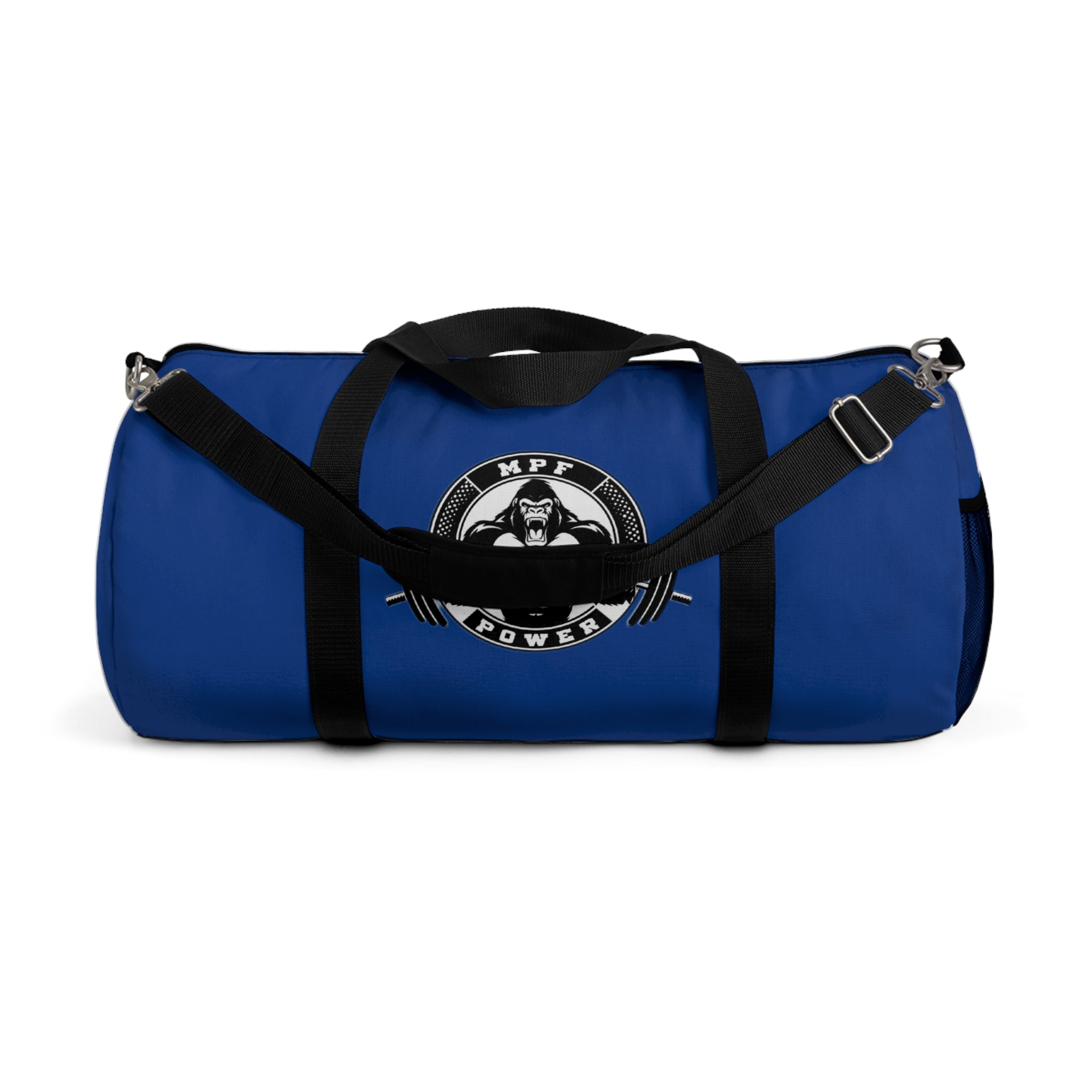 MPF Power Blue Duffel Bag - Perfect for Gym & Travel