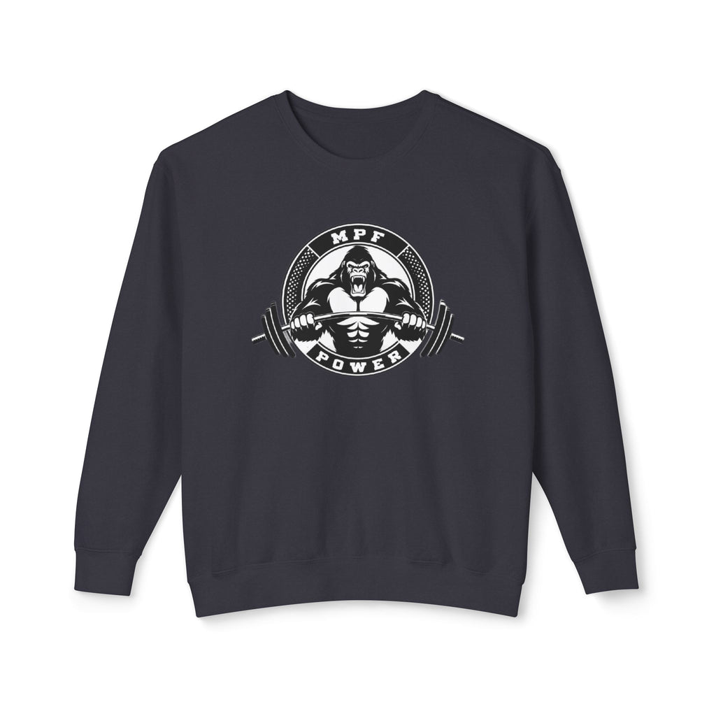 M.P.F. Power Unisex Lightweight Crewneck Sweatshirt - Mind Power Fitness Goals