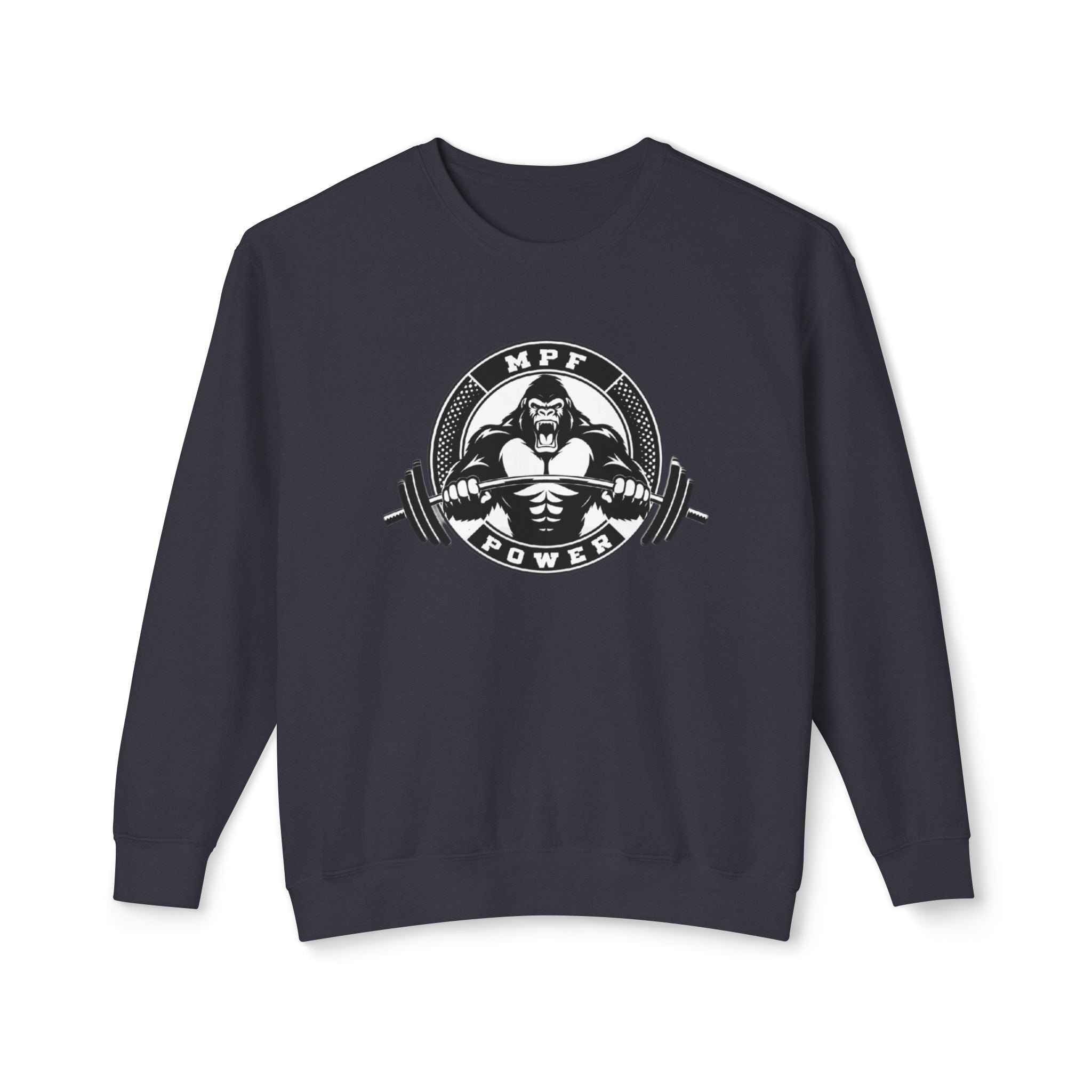 M.P.F. Power Unisex Lightweight Crewneck Sweatshirt - Mind Power Fitness Goals