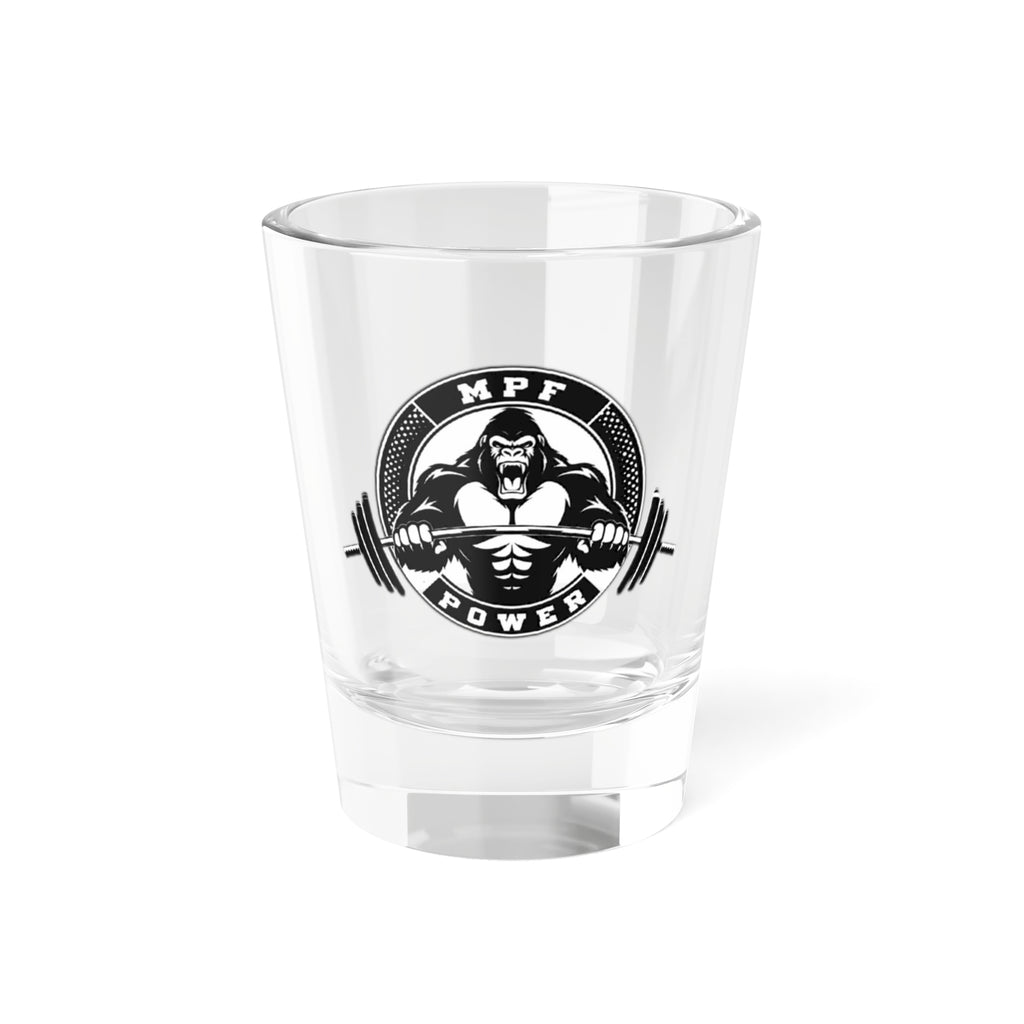 MPF Power Shot Glass - 5oz Weightlifting Drinkware for Gym Lovers