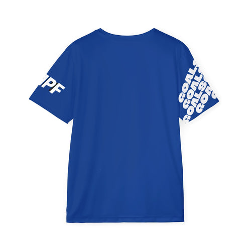 Blue Men's Sports Jersey – Goals & Victory Athletic Tee