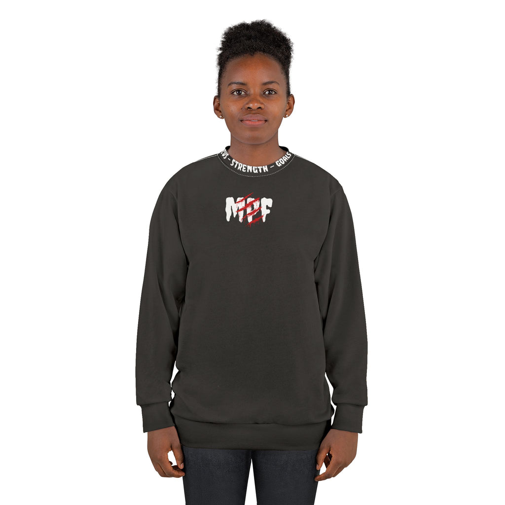 Power-Strength Unisex Sweatshirt - Bold Graphic, Cozy Layering, Gym Wear, Fitness Sweatshirt, Casual Style, Gift Idea