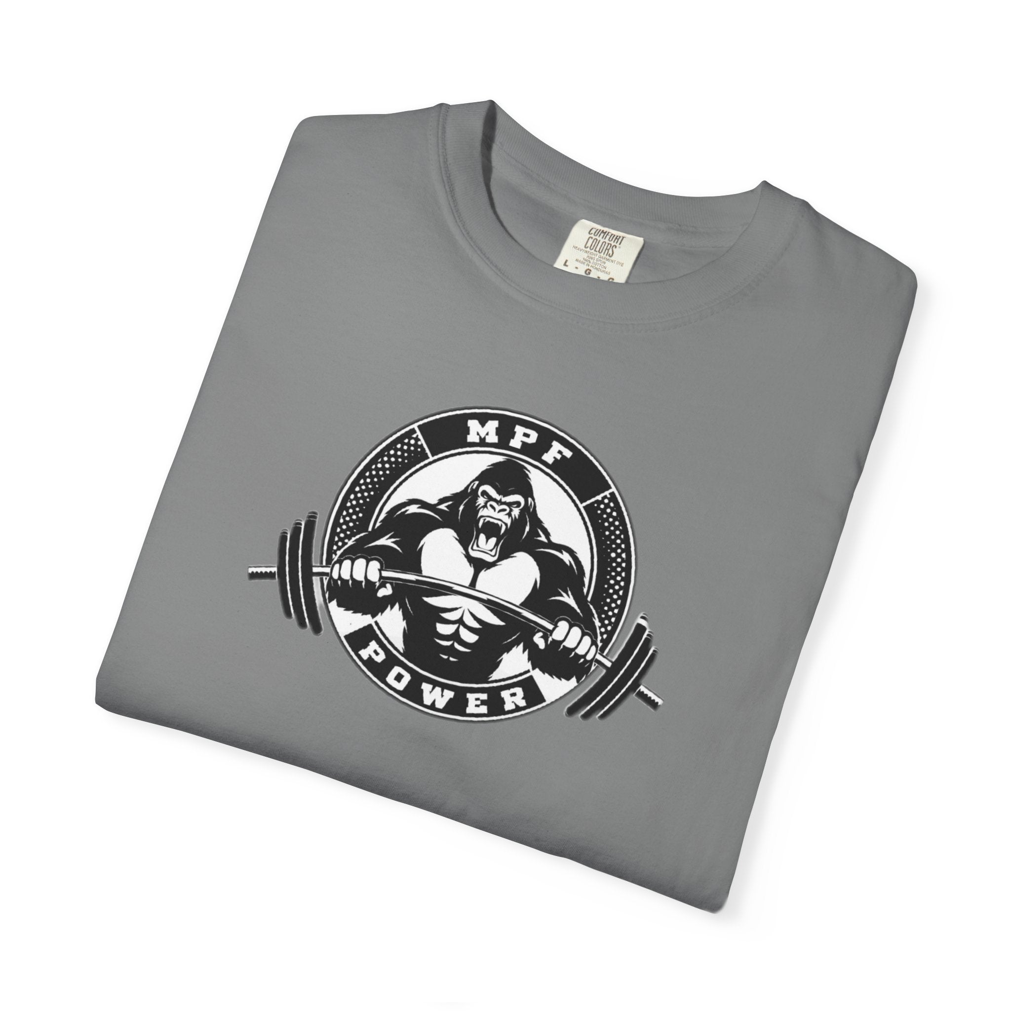 MPF-POWER Logo Garment-Dyed T-shirt