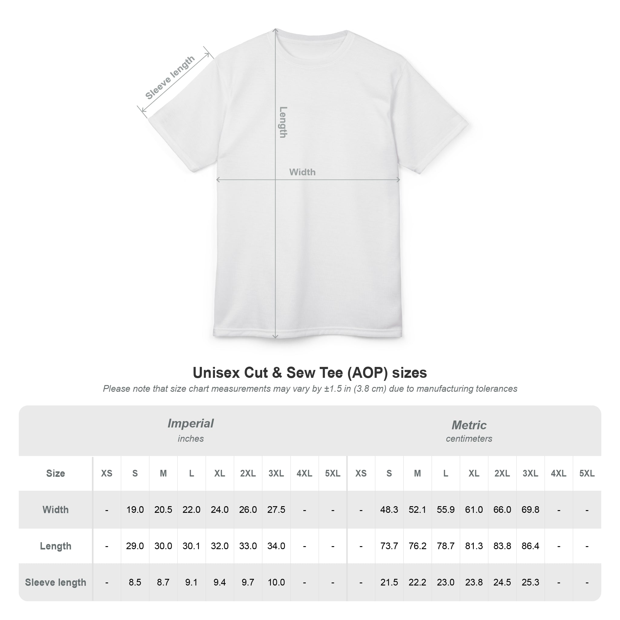 Goals Motivational Unisex Cut & Sew Tee - MPF Power Goals