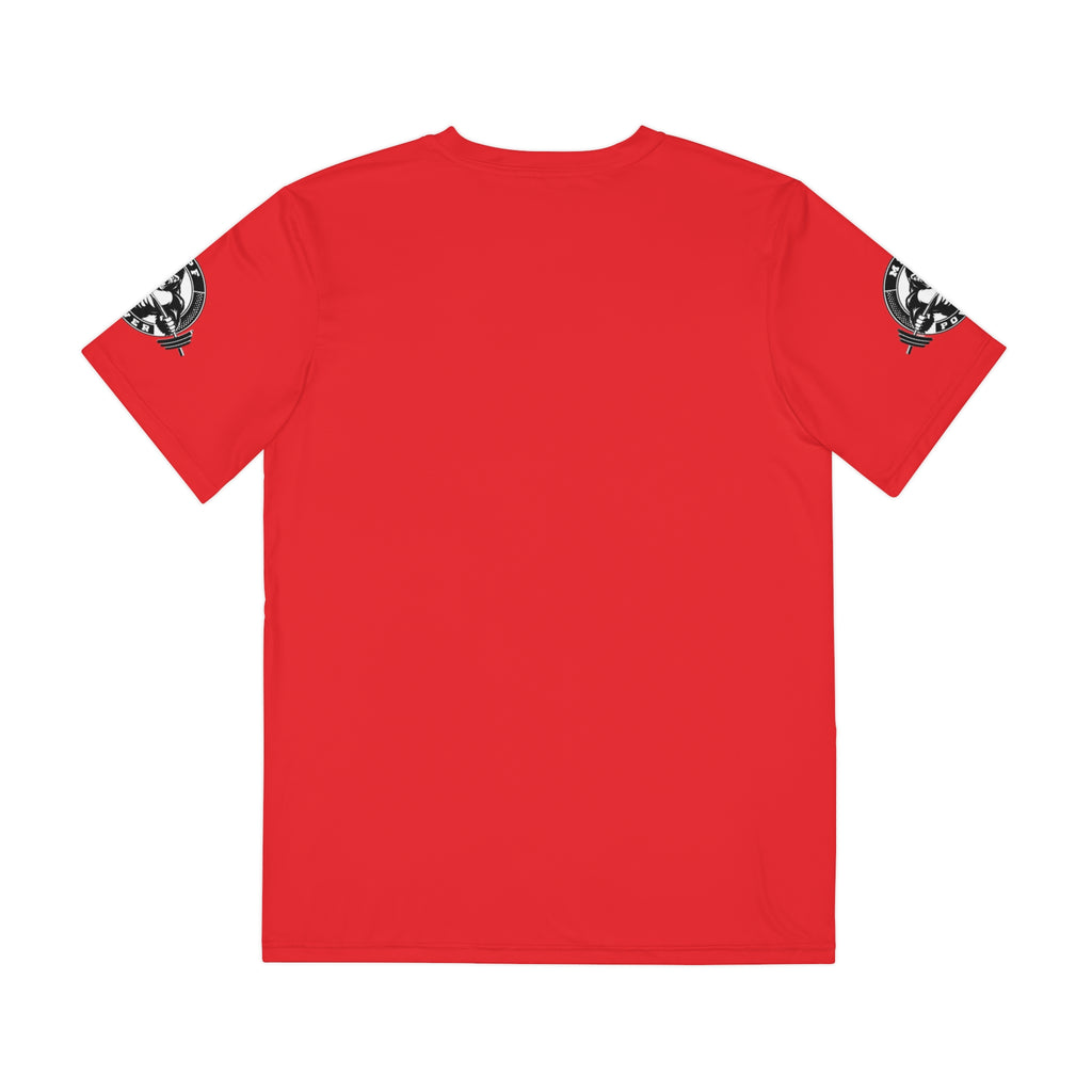 Red Strength Tee, Motivational T-Shirt, Fitness Apparel, Workout Gear, Gym Wear, Active Lifestyle Shirt