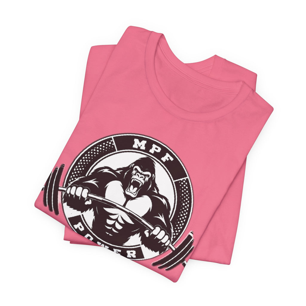 Muscle Power Gym Tee | Unisex Short Sleeve Workout Shirt