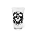 Power Muscle Pint Glass, 16oz - Fitness Gift for Gym Lovers, Workout Enthusiasts, Powerlifting Occasion, Unique Barware