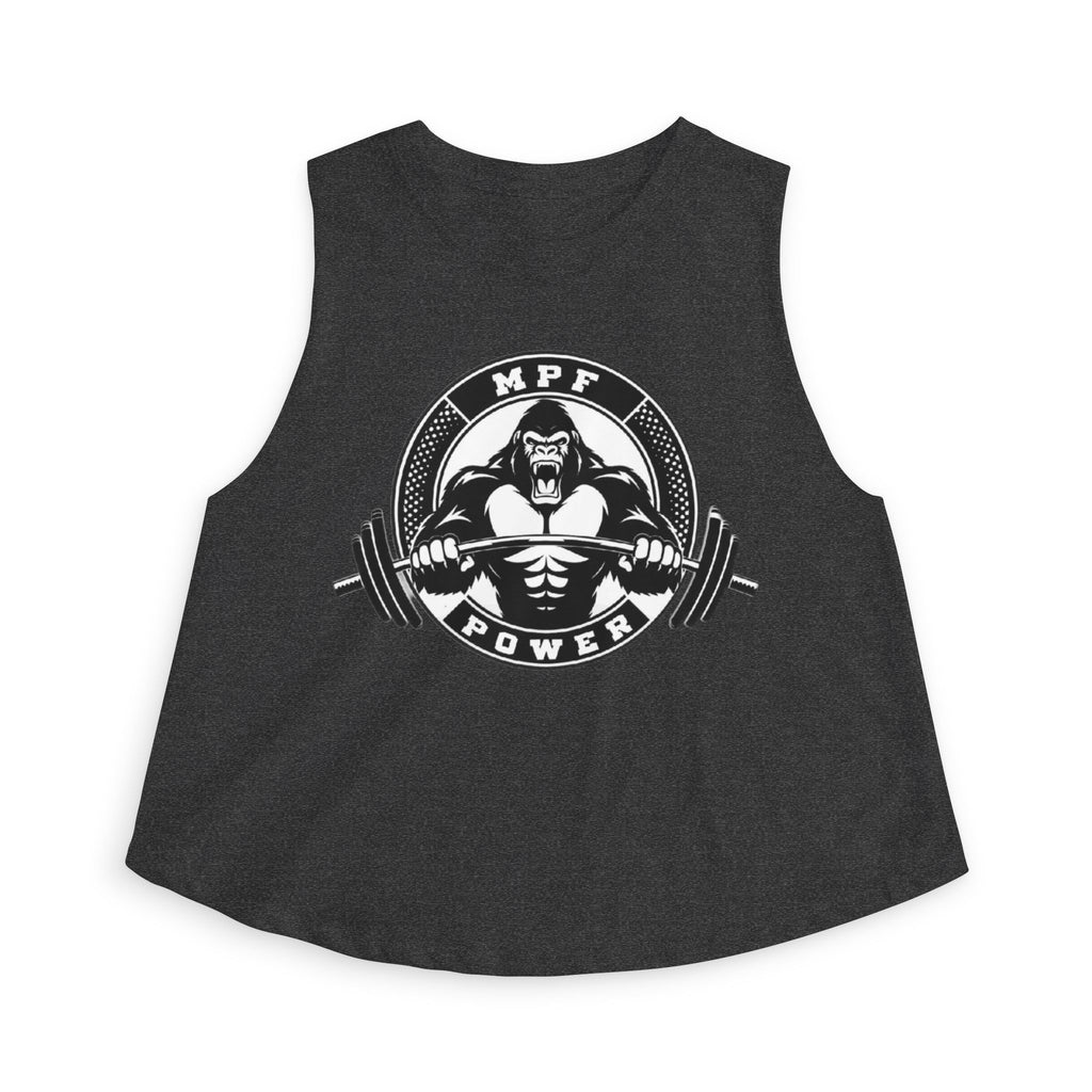 MPF Power Women's Crop Tank — Gorilla Barbell Fitness Top