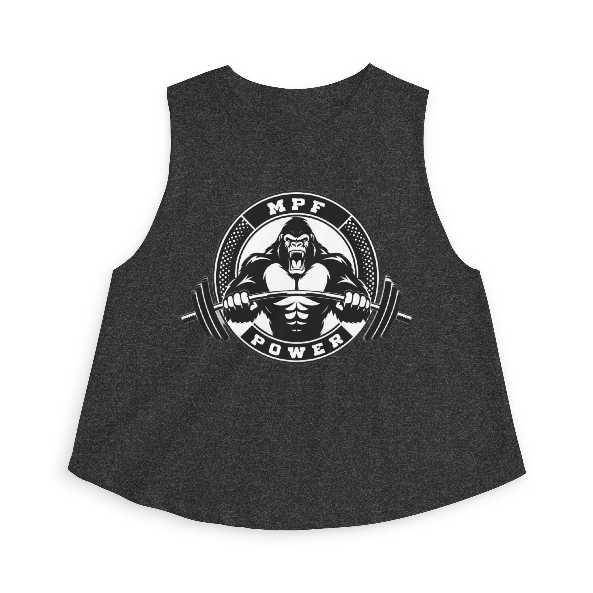 MPF Power Women's Crop Tank — Gorilla Barbell Fitness Top