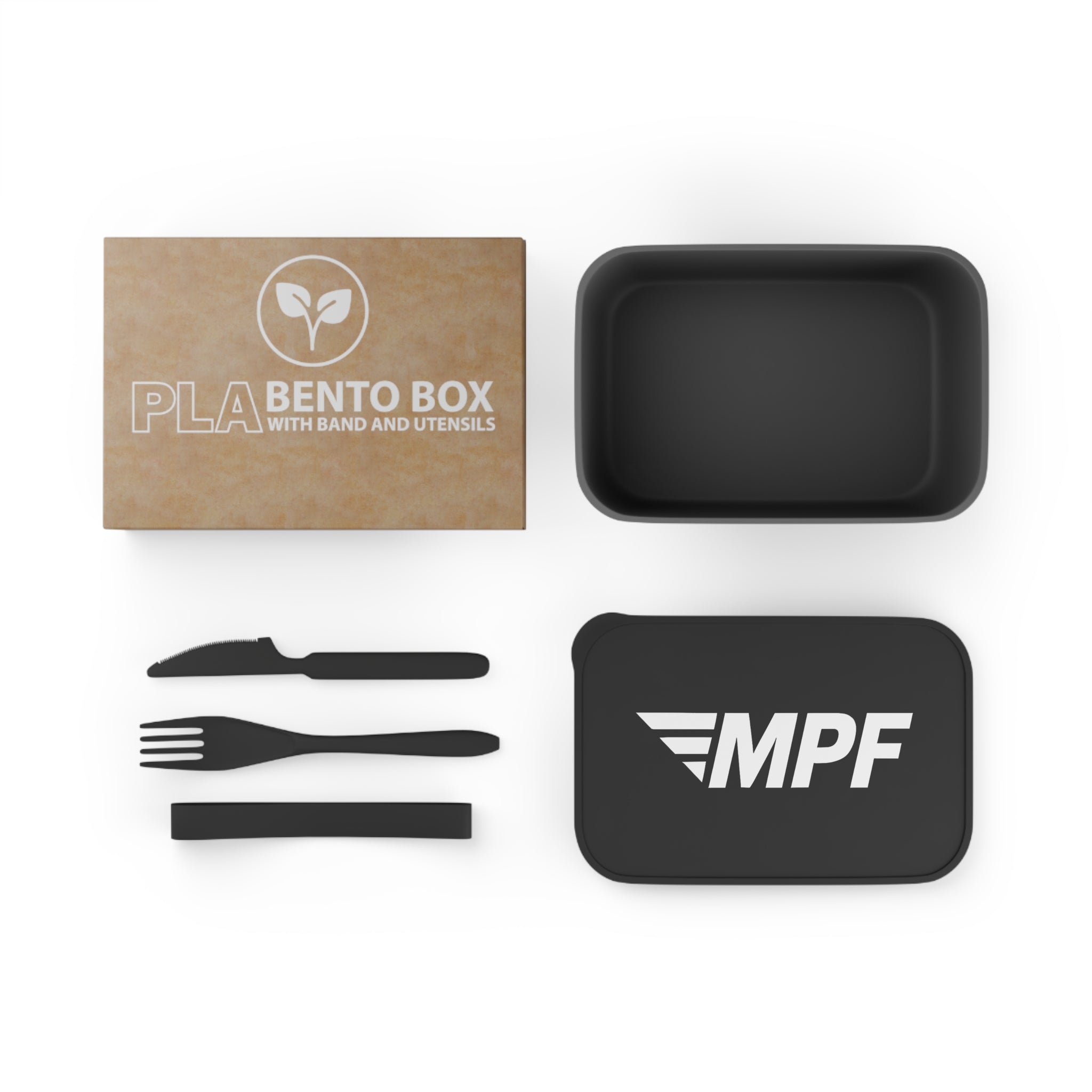 MPF Power Gorilla Bento Box with Band & Utensils