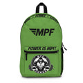Green Backpack, Gym Bag, Workout Pack, Fitness Gear, Strength Training Tote
