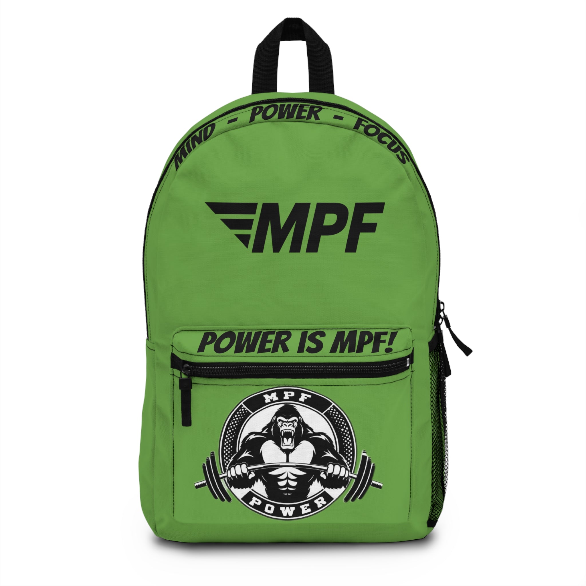 Green Backpack, Gym Bag, Workout Pack, Fitness Gear, Strength Training Tote