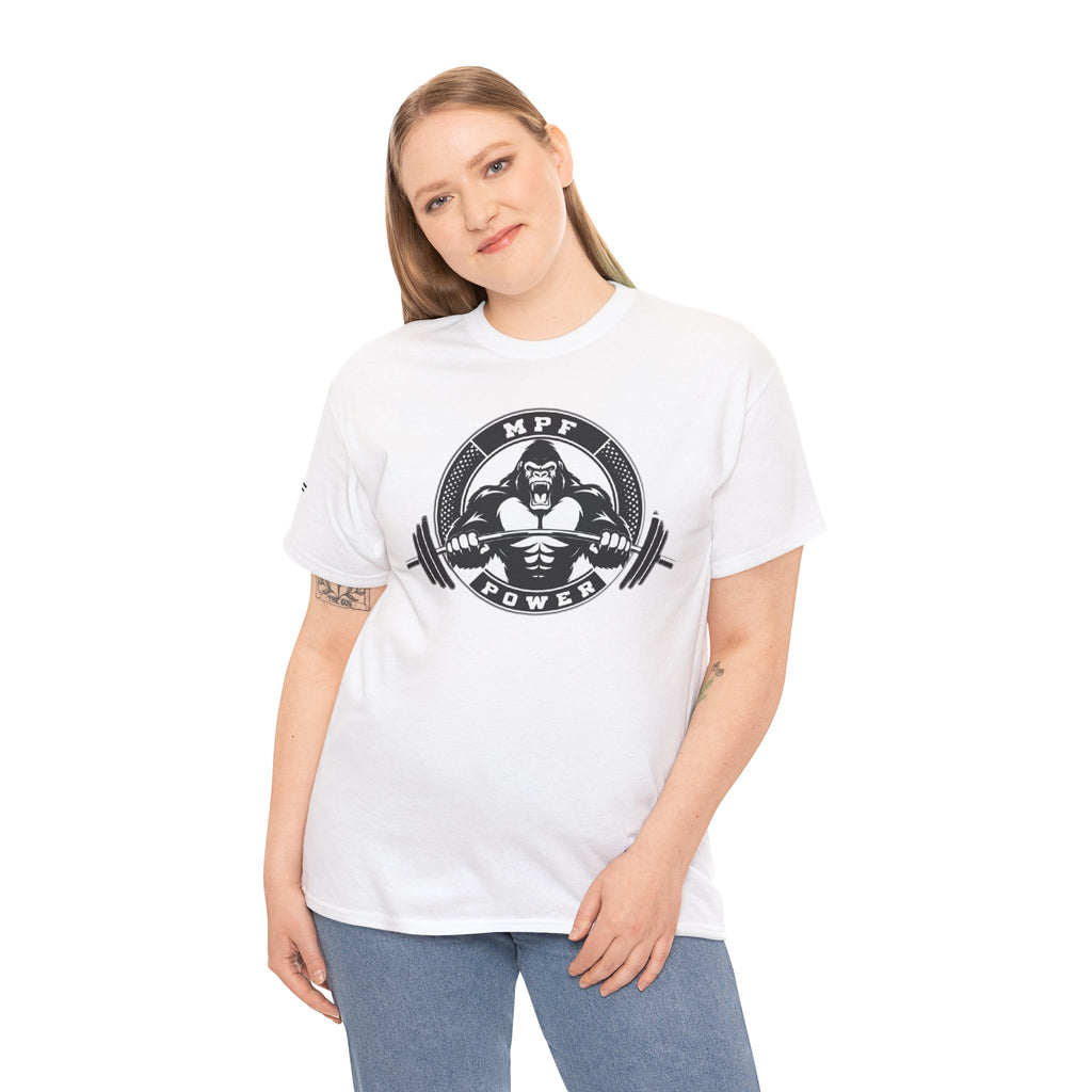 Gorilla Power Tee — Gym Weightlifting Workout Shirt