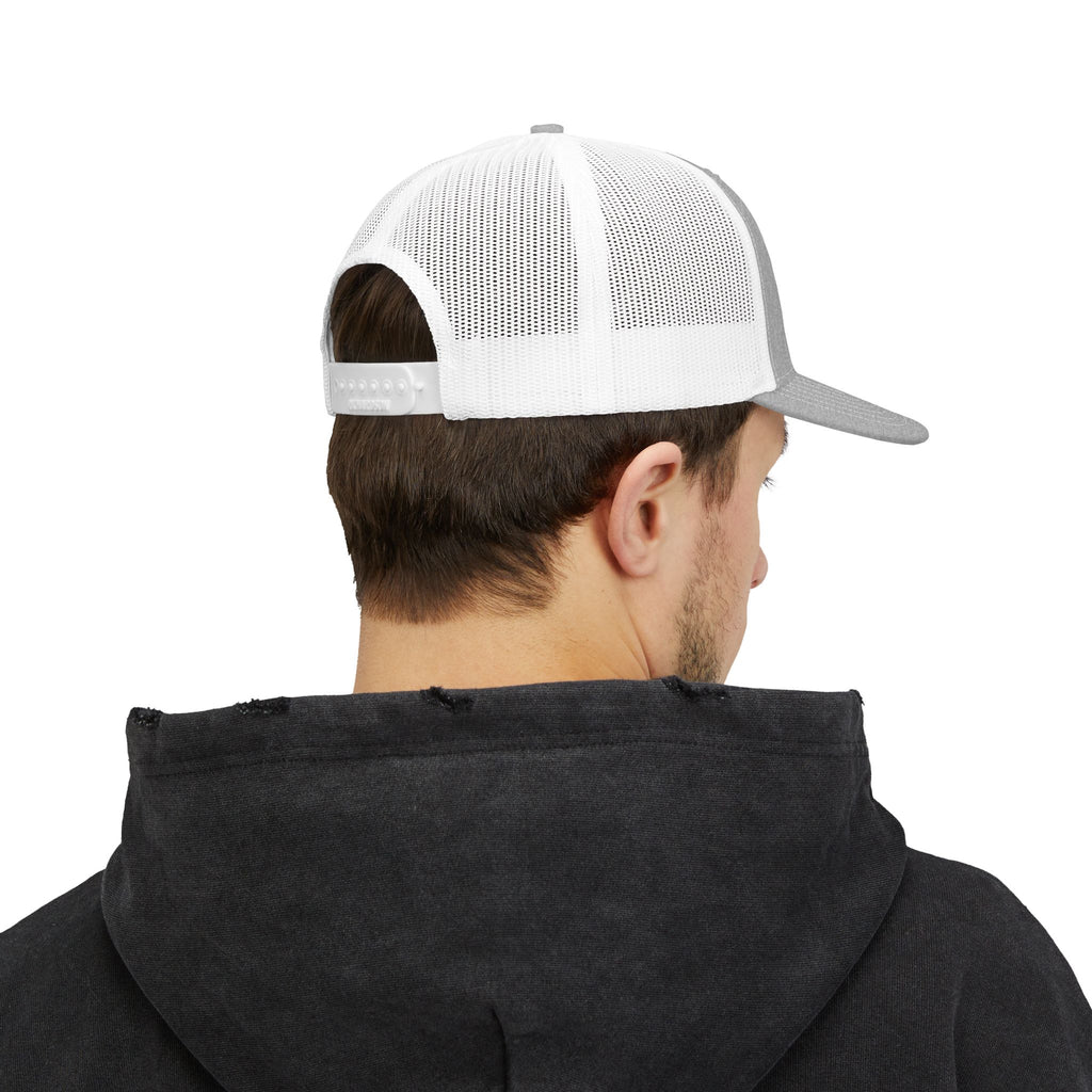Embroidered Snapback Trucker Cap, Stylish Baseball Hat, Perfect for Outdoor Activities, Casual Wear, Gifts for Him/Her
