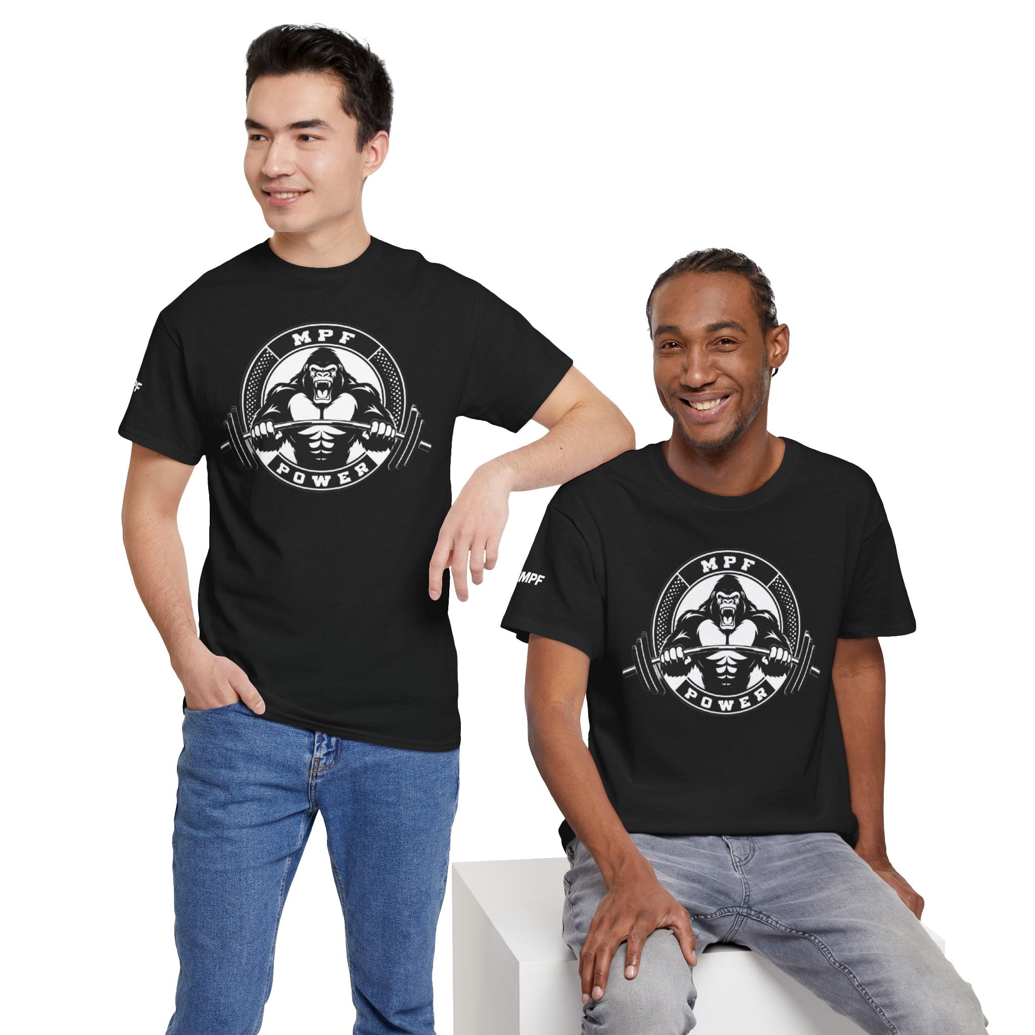 Gorilla Power Tee — Gym Weightlifting Workout Shirt