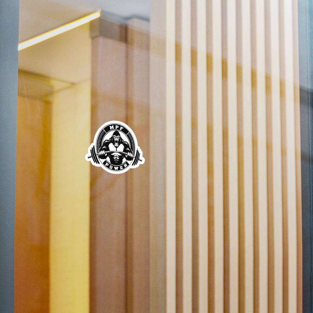 Power Gorilla Vinyl Decals | Strength Training Stickers for Gym Lovers | Motivational Home Decor, Workout Gifts, Sports Enthusiasts