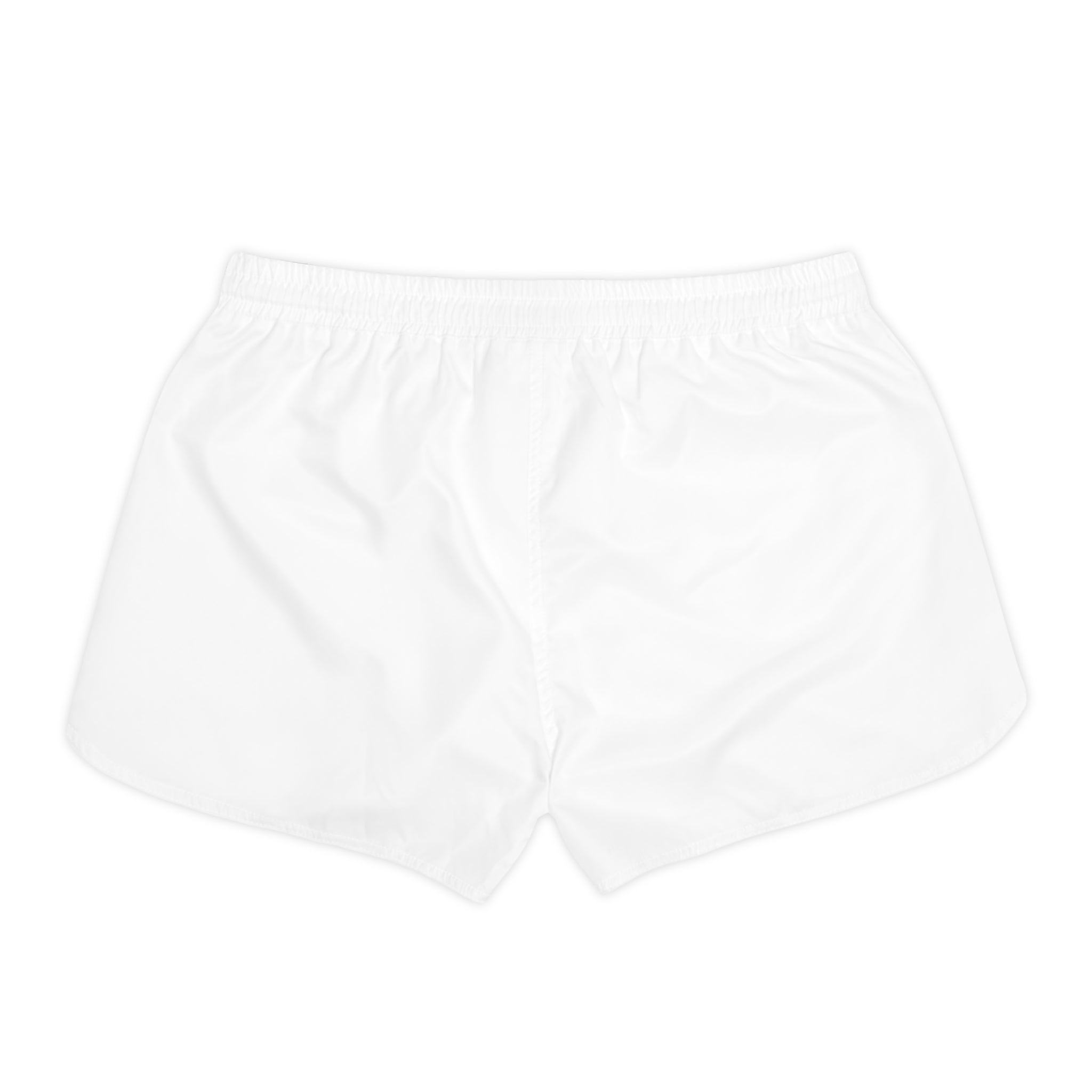 White MPF Power Women's Casual Gym Shorts - Stylish Workout Wear for Active Lifestyle