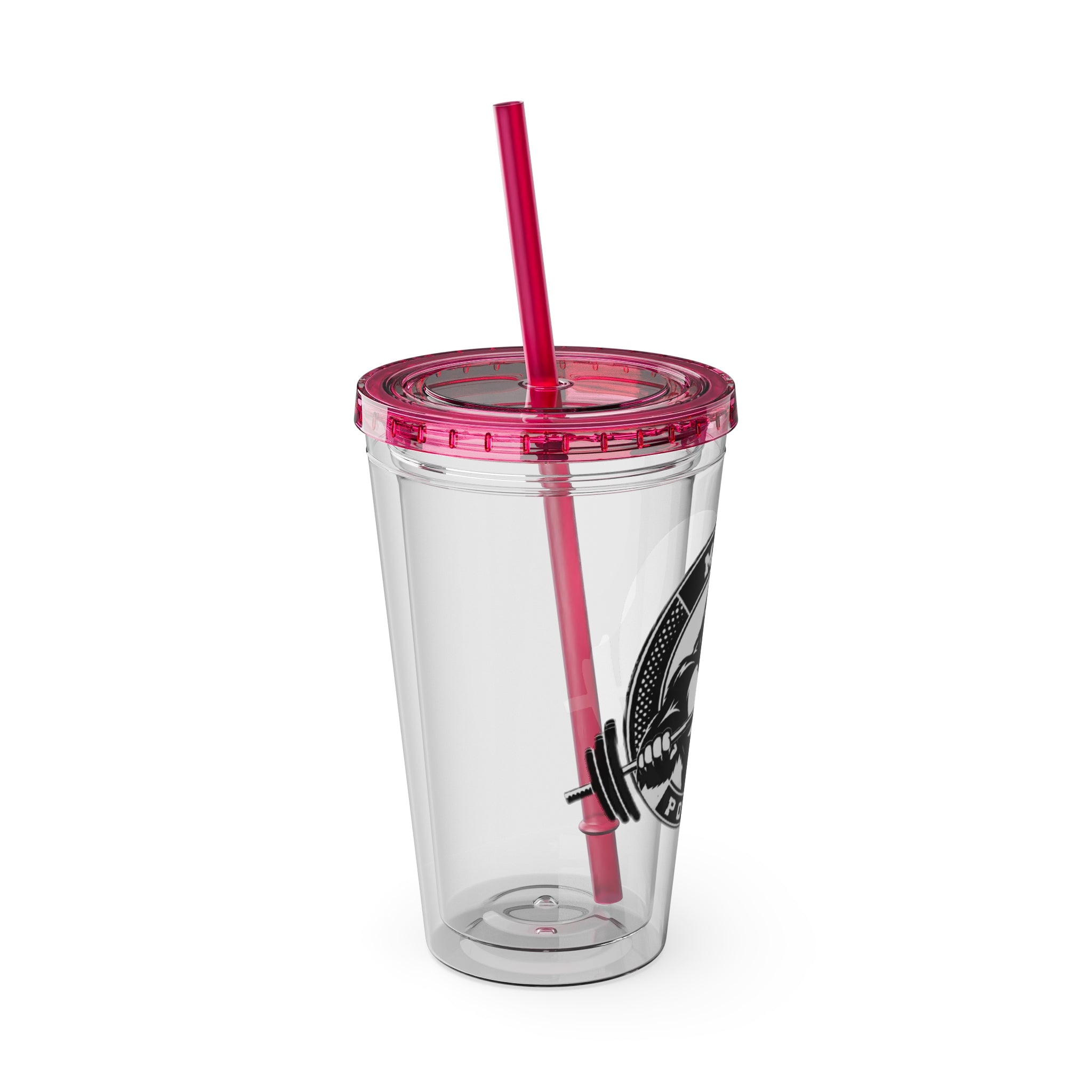 MPF Power Gym Tumbler, Motivational Sports Cup, Workout Gift for Athletes, Reusable Travel Mug, Fitness Drinkware