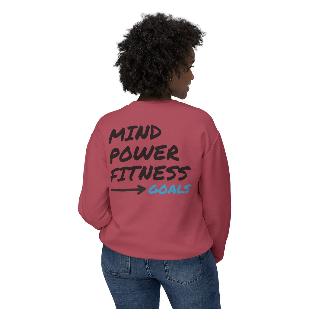 M.P.F. Power Unisex Lightweight Crewneck Sweatshirt - Mind Power Fitness Goals