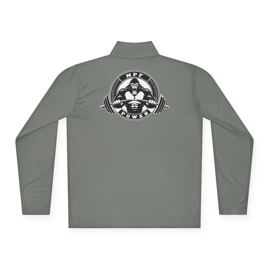 Muscle & Motivational Unisex Quarter-Zip Pullover - Fitness Apparel, Activewear, Workout Gear, Gym Style, Trendy Exercise Hoodie