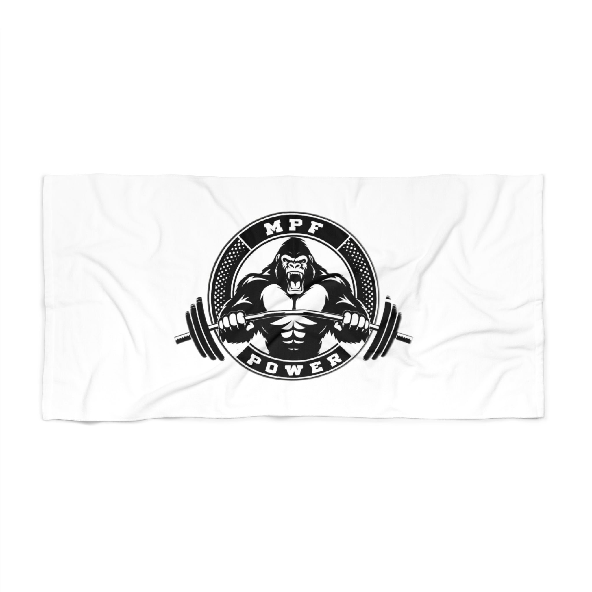 MPF Beach Towel | Fitness Inspiration for Beach Lovers, Weightlifting, Summer Fun, Workout Motivation