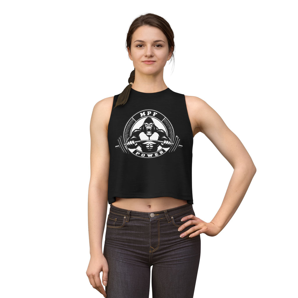 MPF Power Women's Crop Tank — Gorilla Barbell Fitness Top