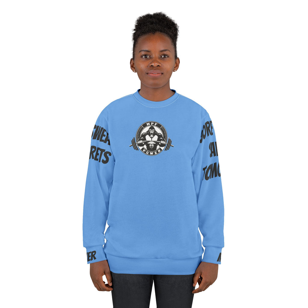 PR Light Blue Red Sweatshirt