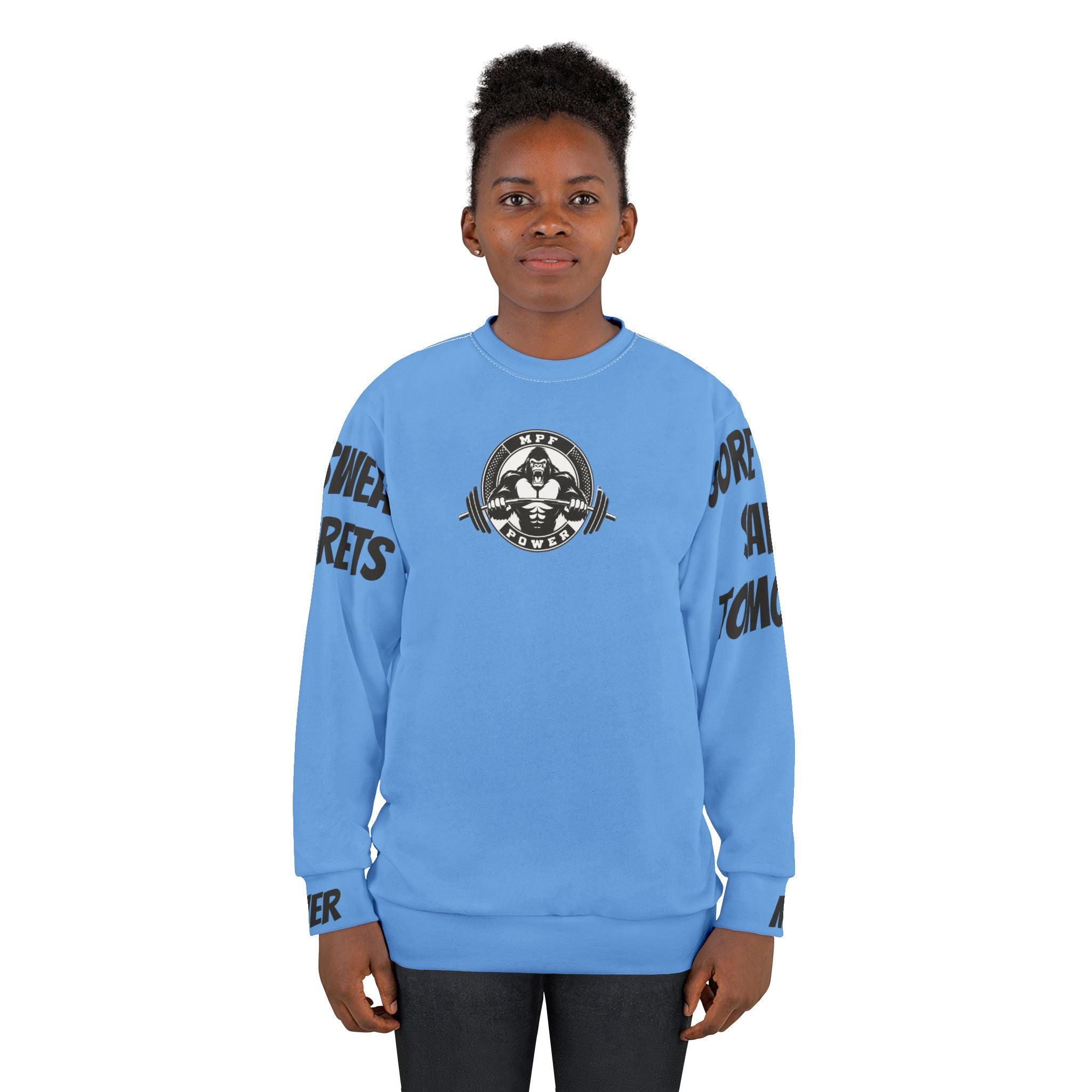PR Light Blue Red Sweatshirt