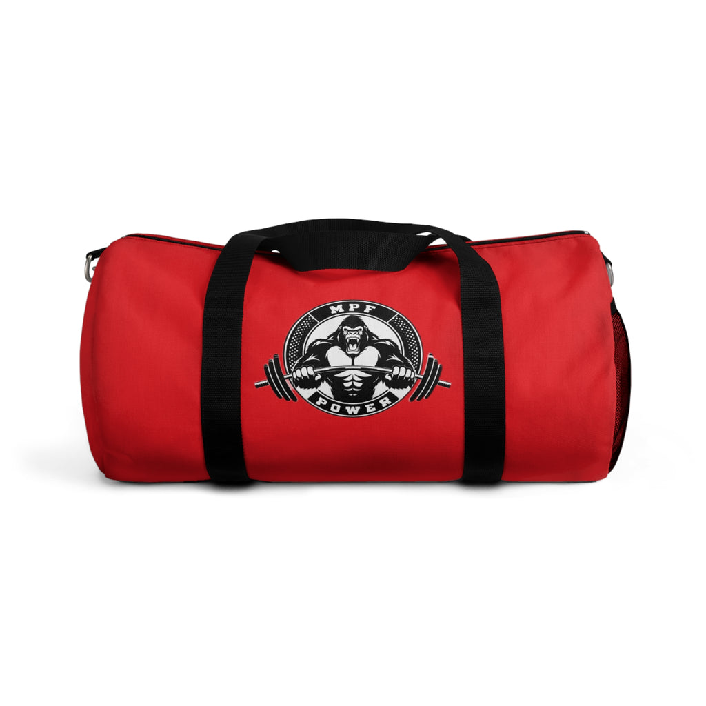 MPF Power Red Duffel Bag - Perfect for Gym & Travel