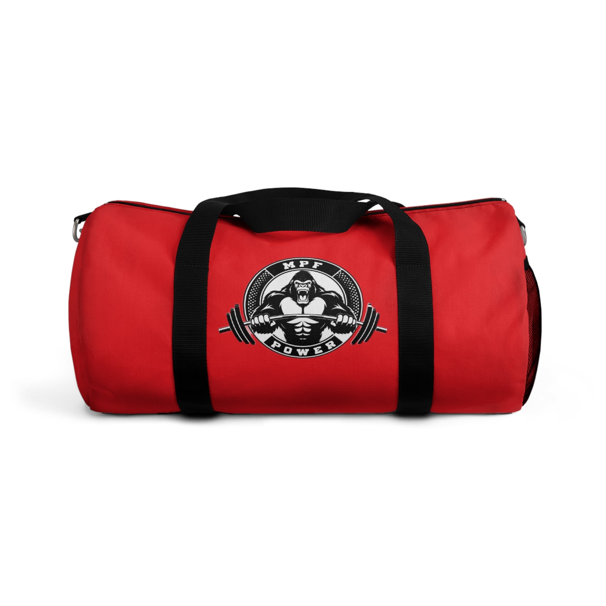 MPF Power Red Duffel Bag - Perfect for Gym & Travel