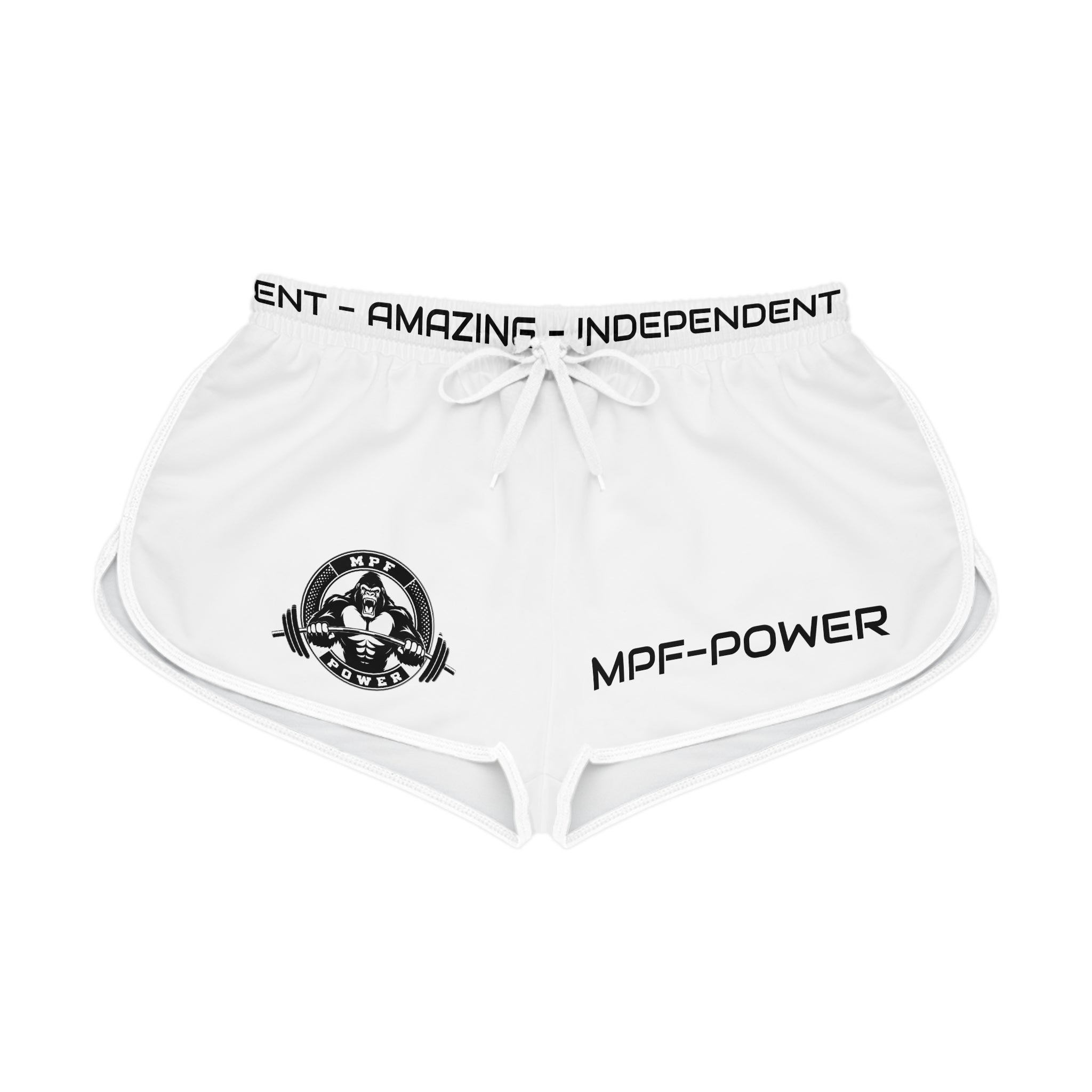 Empowering Women's Relaxed Workout Shorts | AOP, Gym, Fitness, Sportswear, Casual, Active Lifestyle