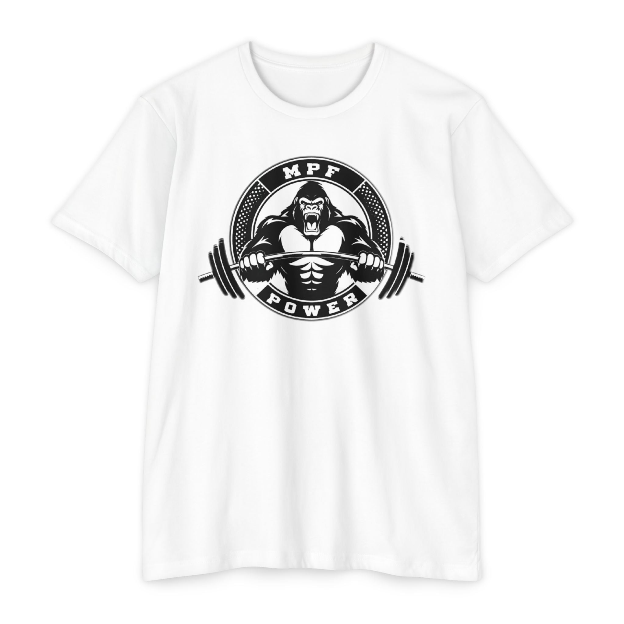 MPF Power Weightlifting T-Shirt — Gorilla Barbell Gym Tee