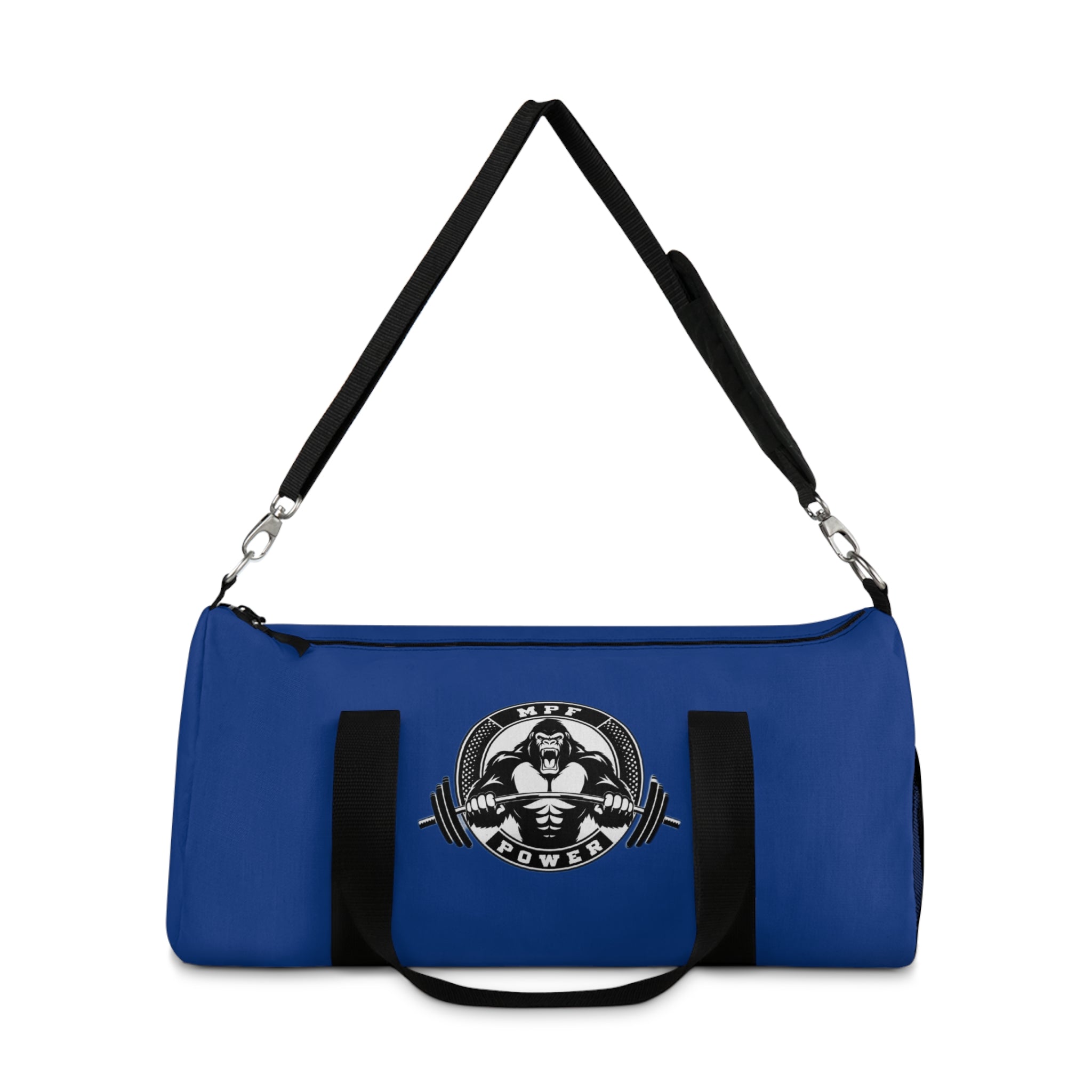 MPF Power Blue Duffel Bag - Perfect for Gym & Travel