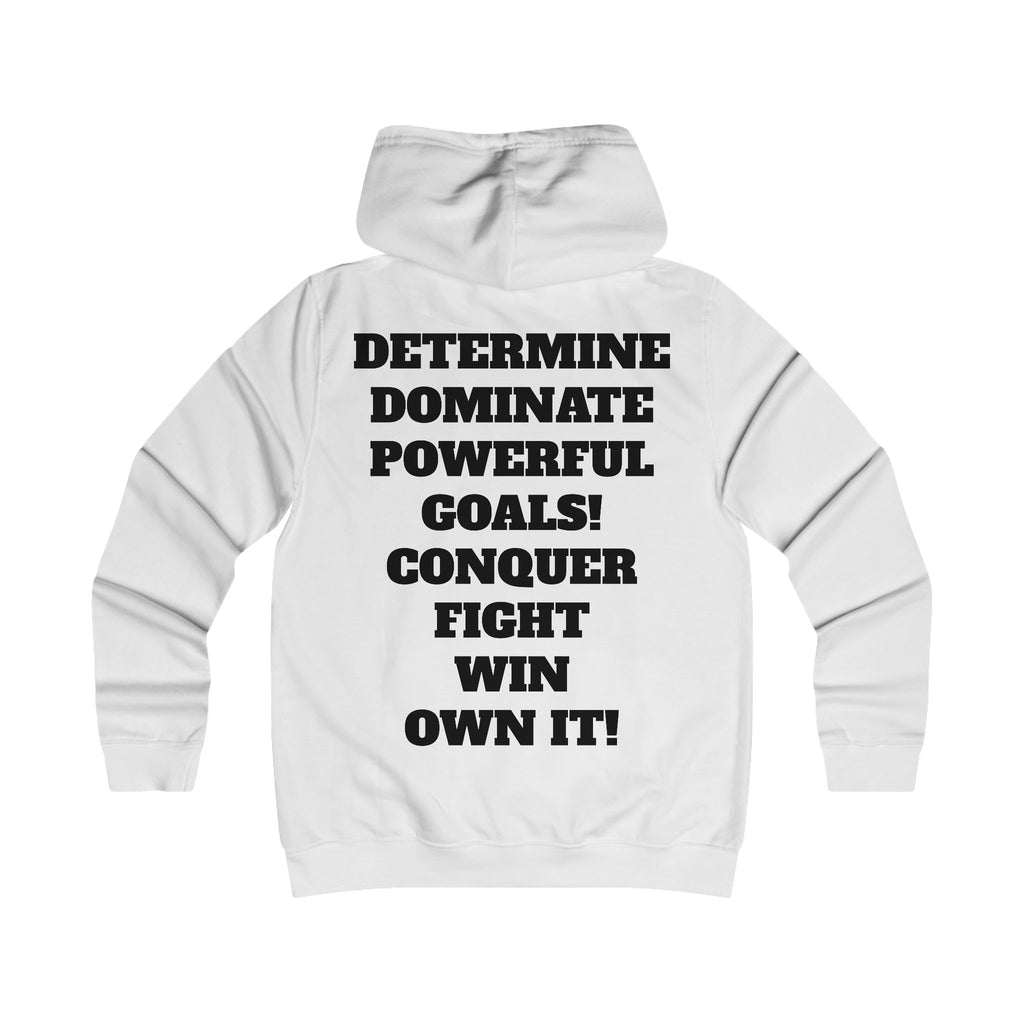Gym Gorilla Hoodie — 'MPF Power' Weightlifting Hooded Sweatshirt with BACK: DOMINATE