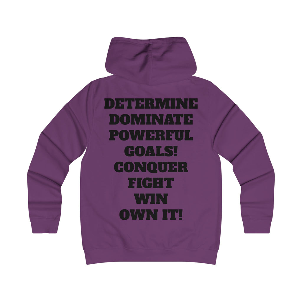 Gym Gorilla Hoodie — 'MPF Power' Weightlifting Hooded Sweatshirt with BACK: DOMINATE