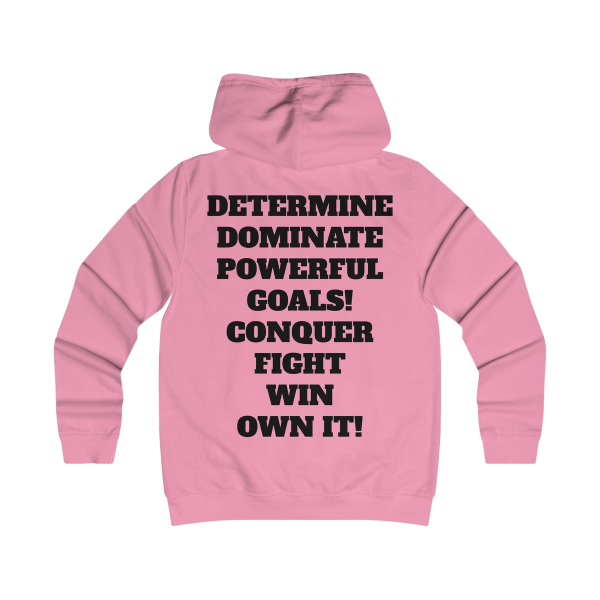 Gym Gorilla Hoodie — 'MPF Power' Weightlifting Hooded Sweatshirt with BACK: DOMINATE