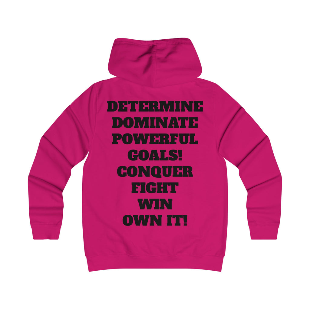 Gym Gorilla Hoodie — 'MPF Power' Weightlifting Hooded Sweatshirt with BACK: DOMINATE